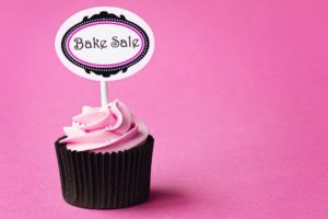 Bake sale cupcake